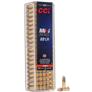 CCI Target &amp; Plinking Mini-Mag .22 LR 40gr CPRN 100 Rounds - $11.99 - $11.99