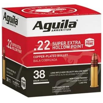 AGUILA Super Extra HV 22 LR 38Gr CPHP 1500 Rnd (3 boxes) - $115.97 after code: PTT - $115.97