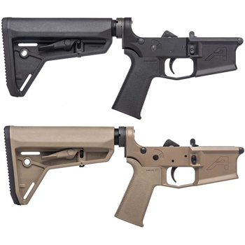 Aero Precision M4E1 Complete Lower Receiver w/ MOE SL Grip &amp; SL Carbine Stock BLK or FDE from $246.28 after code: GUNDEALS5 (Free S/H over $150) - $246.28
