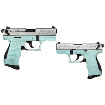Walther P22Q 22 LR Angel Blue 10 Rnd - $327.99 (Free S/H over $49) - $327.99