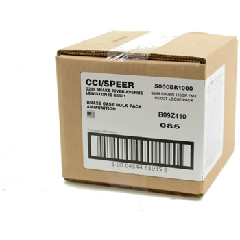 CCI 5200 9mm 115 Grain 1000 Round Bulk Pack - $349.99 - $349.99