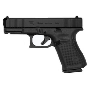 Glock G19 Gen5 9mm Pistol, Black - PA195S203 - $539 - $539.00