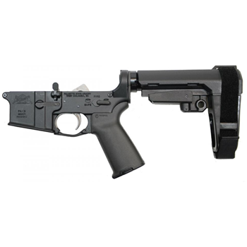 PSA AR-15 MOE+ EPT with SBA3 Adjustable Brace Lower - 5165450684 - $289.99 - $289.99