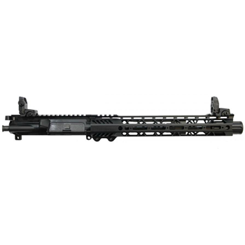 PSA 10.5" Carbine-Length 5.56 NATO 1/7 Nitride 12" Slant M-lok Upper - w/BCG, CH, &amp; MBUS Sight Set - $379.99 - $379.99