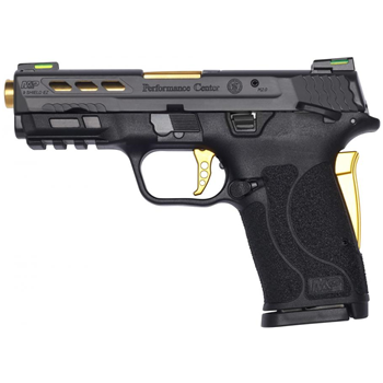 Smith and Wesson Performance Center M&amp;P9 Shield EZ Gold Barrel 9mm 3.83" Barrel 8-Rounds Manual Safety - $499.99 ($7.99 S/H on firearms) - $499.99