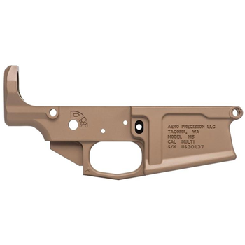 Aero Precision M5 AR-10/308 Stripped Lower Receiver - BLEM - FDE - $119.95 (Free S/H over $150) - $119.95