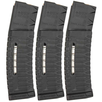 ATI Schmeisser AR15 223/5.56 60rd Mag w/Window 3 Pack - $136.08 - $136.08