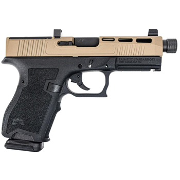 PSA Dagger Compact 9mm Pistol With SW2 Extreme Carry Cut Doctor Slide &amp; Threaded Barrel, 2-Tone Flat Dark Earth - $379.99 - $379.99