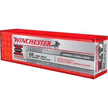 Winchester Hyper Speed HP .22 LR 40-Grain Rimfire 100 Rnds - $18.95 - $18.95