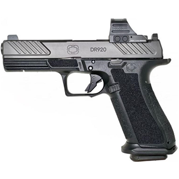 Shadow Systems DR920 Combat 9MM 4.5" Barrel 10 Rounds BLK/BLK HS - $1112.99 ($7.99 S/H on firearms) - $1,112.99