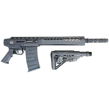 Black Aces Pro M-AR Semi Automatic Magazine Fed 12 Gauge Shotgun, Black - BATMAR - $399.99 - $399.99