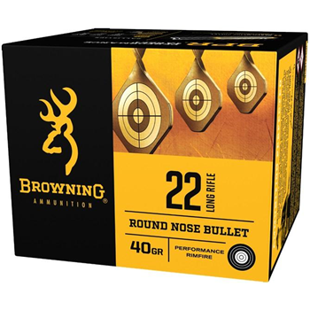 BROWNING AMMO BPR 22 LR 40Gr RN 1255 FPS 400rd - $28.63 (Free S/H on Firearms) - $28.63