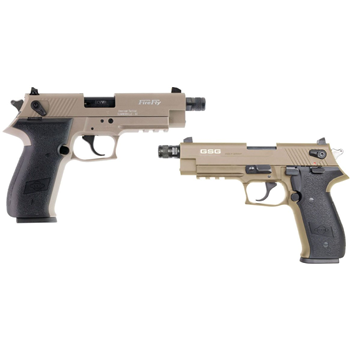 GSG Firefly .22LR 4.9” Barrel Flat Dark Earth Pistol with Threaded Barrel - $249.99 - $249.99