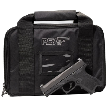 PSA Dagger Compact 9mm Pistol with Extreme Carry Cuts RMR Slide, &amp; Ameriglo Lower 1/3 Co-Witness Sights, Black with PSA Soft Case - $349.99 - $349.99