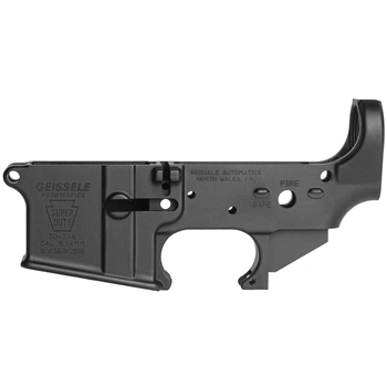 Geissele Automatics LLC AR-15 Super Duty Stripped Lower Receiver Black - $120 after code "TAG" - $120.00