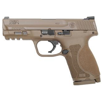 S&amp;W M&amp;P 2.0 Compact 9mm Pistol, FDE, No Manual Safety - 12458 - $399.99 - $399.99