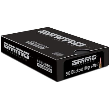 Ammo Inc Signature 110 gr V-Max 300 Blackout Ammunition 20 Rounds - $15.99 - $15.99