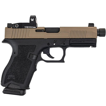 PSA Dagger Compact 9mm Pistol With Extreme Carry Cut Doctor Slide, Threaded Barrel, &amp; Vortex Venom 3MOA Red Dot, 2-Tone Flat Dark Earth - $499.99 - $499.99
