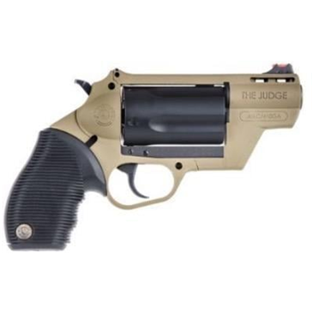 TAURUS Judge Public Defender 45LC/410 2" 5rd FDE - $388.99 (Free S/H on Firearms) - $388.99