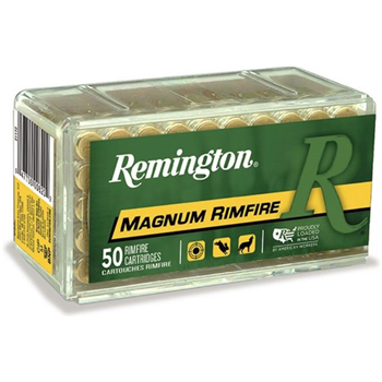 Remington 22 WMR Magnum Rimfire 40Gr JHP 50rd - $13.83 - $13.83
