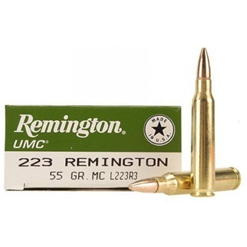 Remington UMC 223 55gr Full Metal Jacket Ammo - Box of 20 - $12.34 - $12.34