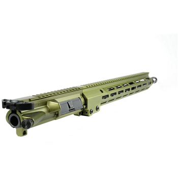 Geissele Automatics Duty AR-15 Complete Upper Receiver Mid-length - 40mm Green - 16" - $1135.95 (Free S/H over $150) - $1,135.95