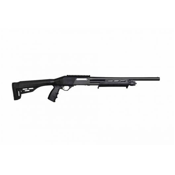 JTS X12PT Pump Action 12 Gauge Shotgun, Black - X12PT - $129.99 - $129.99