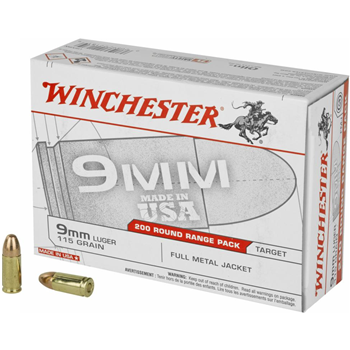 Winchester Ammo Usa, Win Usa9w 9mm 115 Fmj 200/05 - $61.98 - $61.98