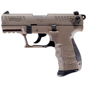 Walther Arms P22Q 22 LR 3.4" Barrel FDE 10rd - $317.99 (add to cart to get this price) (Free S/H on Firearms) - $317.99