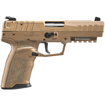 FN Five-SeveN MRD Flat Dark Earth 5.7 X 28 4.8" Barrel 20-Rounds 2 Mags - $1187.99 (Grab A Quote) ($7.99 S/H on Firearms) - $1,187.99