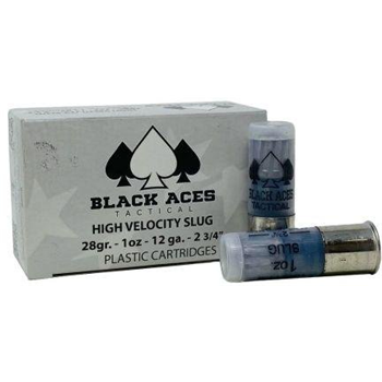 Black Aces Tactical 2.75" 12 Gauge Slugs, 200 Round Case - $129.99 - $129.99