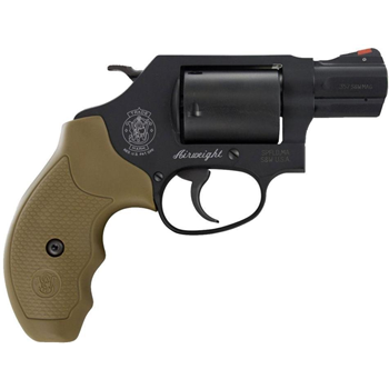 Smith &amp; Wesson 11749 M360 Scandium Airlite .357mag 5rd 1.875in Black With Dark Earth Grips - $698.99 (Free S/H on Firearms) - $698.99