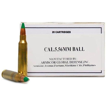 Armscor Copper 5.56mm 62GR 20 Rounds FMJ - $14.99 - $14.99