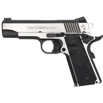 Colt Firearms Combat Elite 1911 Commander Stainless / Black 9mm 4.25-inch 9Rds - $1401.99 ($7.99 S/H on Firearms) - $1,401.99