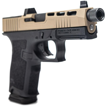 PSA Dagger Compact 9mm Pistol With SW2 Extreme Carry Cut RMR Slide &amp; Threaded Barrel, 2-Tone Flat Dark Earth - $379.99 - $379.99