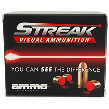Ammo Inc. Streak Red 9mm 115 Grain FMJ 200 Rounds - $94.99 - $94.99