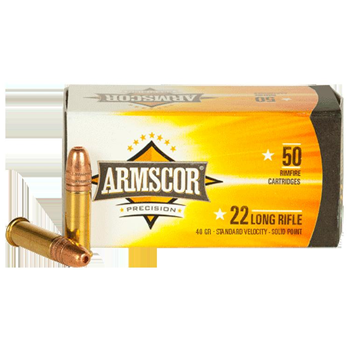 Armscor 22 LR 40 Gr SP 50rd - $3.99 (Free S/H over $49) - $3.99