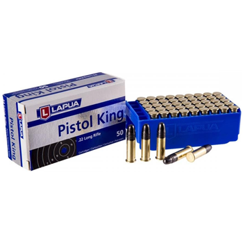 Lapua Pistol King Ammo 22 LR 40gr LRN 500 Rnd (10 Boxes) - $149.90 after code "BACK15" - $149.90
