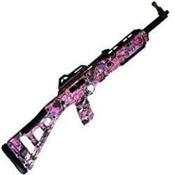 Hi-Point Carbine 9mm Luger 16.5" 10 Rounds Polymer Stock Pink Camo - $327.99 (Free S/H on Firearms) - $327.99