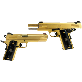 Kimber Stainless II 24 Carat Gold / Black Pearl .45ACP 5-inch 7rd Exclusive - $1663.99 ($7.99 S/H on Firearms) - $1,663.99
