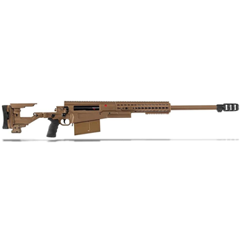 Accuracy International AX50 ELR Folding Rifle Dark Earth .50 BMG 27" M24x1 Triple Port Brake 16" Forend Tube - $13120.00 ($9.99 S/H on firearms) - $13,120.00