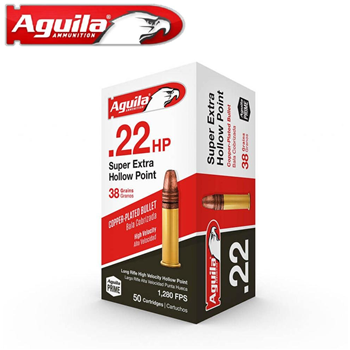 Aguila 22lr Hv 38gr Hp 50 rounds - $3.49 - $3.49