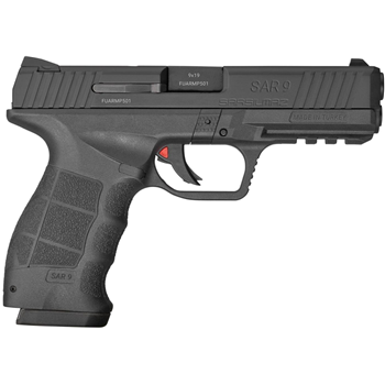 Sar Sar9t 9mm Pistol 17rd 4.4" Black - $249.99 - $249.99