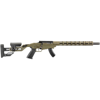 RUGER PRECISION RIMFIRE 22 LR 18in Black 15rd - $456.99 (Free S/H on Firearms) - $456.99