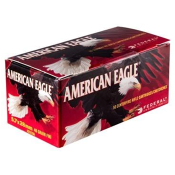 Federal - 5.7x28mm 40gr Full Metal Jacket 500/case - $349.99 w/code "30off300" - $349.99