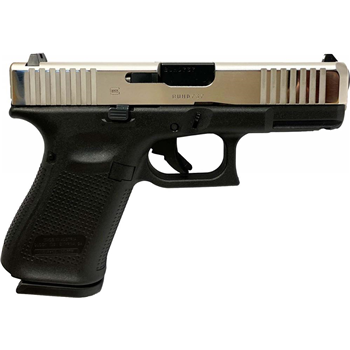 Glock 19 Gen 5 Polished Nickel 9mm 4.02-inch Barrel 15-Rounds Exclusive - $699.99 ($7.99 S/H on Firearms) - $699.99