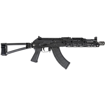PSA AK-104 Triangle Side Folding Pistol With JL Billet Rail, Picatinny Railed Dust Cover, TDI ERG GRIP, AND SA-2 Muzzle Brake - $1199.99 - $1,199.99
