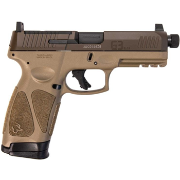 TAURUS G3 Tactical 9mm 4.5" T.O.R.O. 17+1 Patriot Brown - $453.70 (Free S/H on Firearms) - $453.70