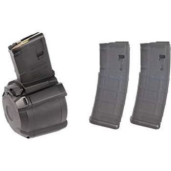 MAGPUL AR-15 D60 60-Rd Drum Magazine w/ 2-pk 30-Rd PMAGs - $109.99 w/code "10off100" - $109.99