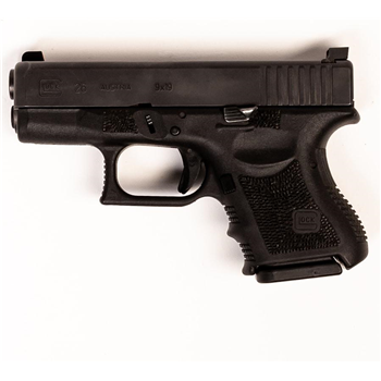 Glock 26 9mm Luger Semi Auto 10 Rounds 3.4 Barrel Black - USED - $549.99 (Free S/H over $49) - $549.99